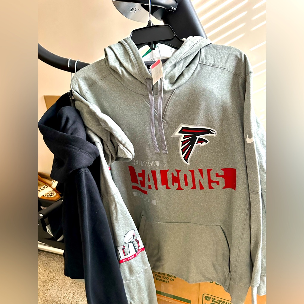 Atlanta Falcons Super Bowl Nike Nfl Therma Hooded Sweatshirt